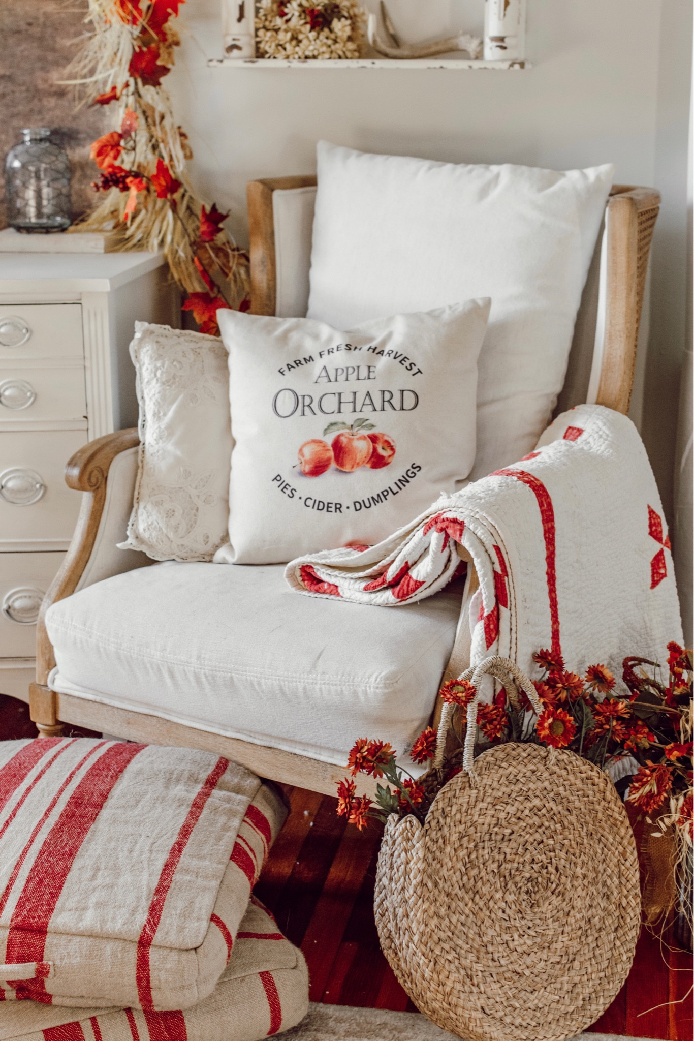 Red fall apple decor 

#LTKSeasonal #LTKHome