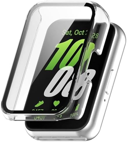 FanTEK Compatible for Samsung Galaxy Fit 3 Watch Case for Women Men, Scratch Resistant Shock Abso... | Amazon (US)
