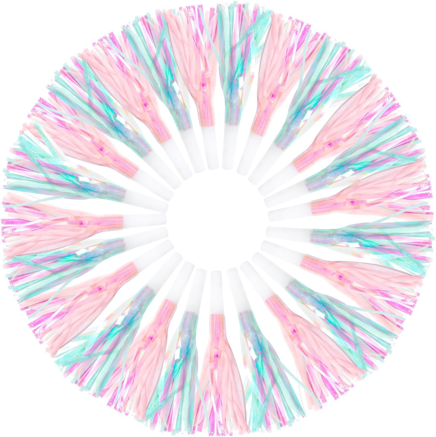 24 Pcs Party Blower Green and Pink Birthday Noisemakers Birthday Blow Horns Party Horns Blowouts ... | Amazon (US)