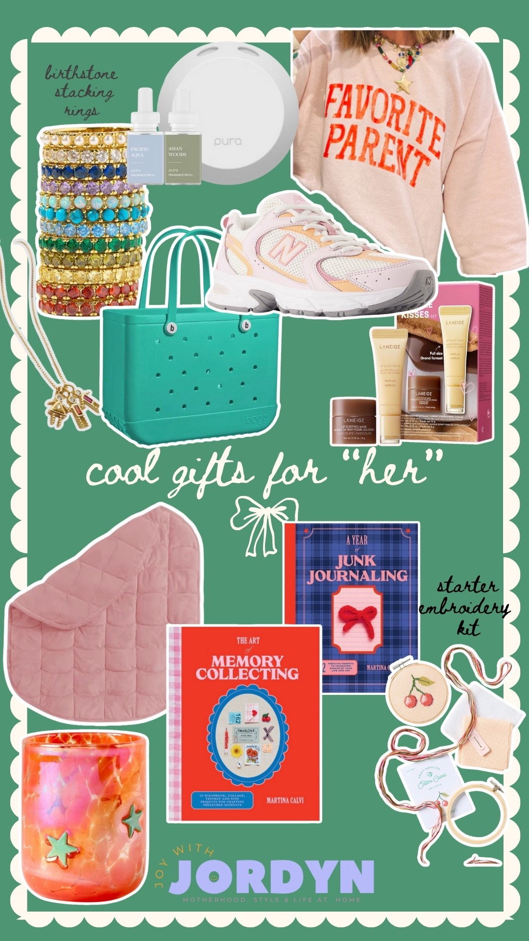 Gift ideas for her: gifts for moms, girlfriends, sister in laws, etc. my favorites are the junk journal, embroidery kit and weighted blanket!

#LTKGiftGuide #LTKFindsUnder100 #LTKFindsUnder50