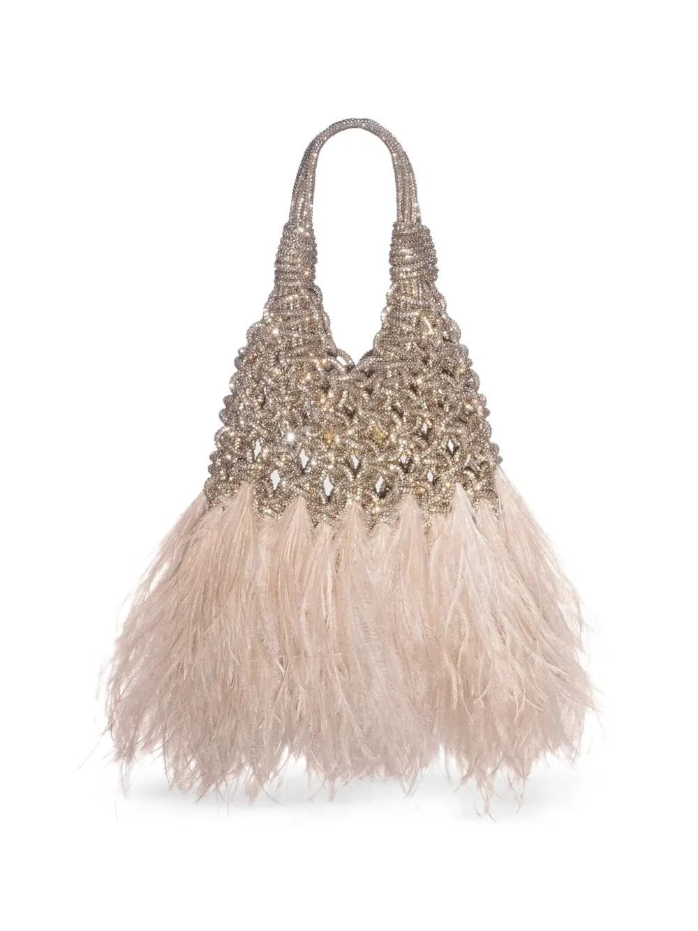 Hibourama Vannifique crystal-embellished Tote Bag | Gold | FARFETCH | Farfetch Global