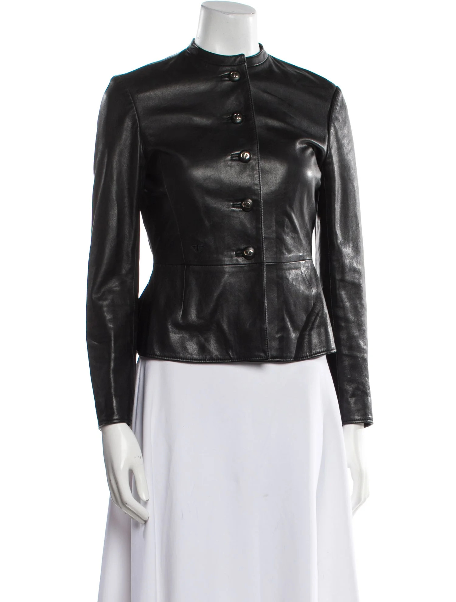 Christian Dior 2023 Leather Biker Jacket - Black Jackets, Clothing - CHR533552 | The RealReal | The RealReal