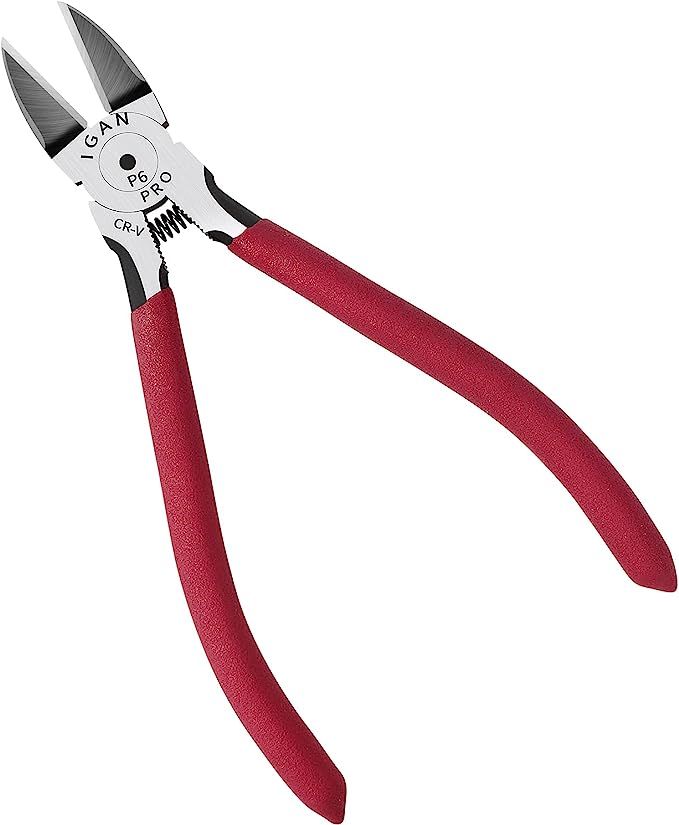 IGAN-P6 Wire Flush Cutters, 6-inch Ultra Sharp & Powerful Side Cutter Clippers with Longer Flush ... | Amazon (US)