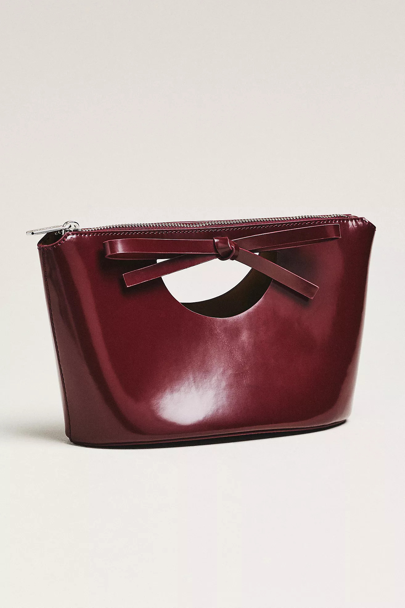 Studio Amelia Sofia Leather Bow Clutch | Anthropologie (US)