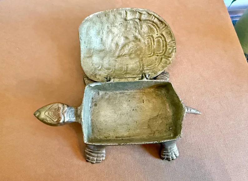 Vintage Brass Turtle Box - Etsy | Etsy (US)