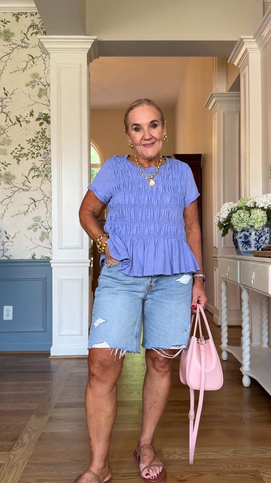 This Target best-selling Bermuda short is a summer staple for a reason! The relaxed fit, distressed hem, and flattering length pair perfectly with this smocked peplum top for an easy everyday outfit you’ll reach for on repeat.

💡 LTK MADE EASY

❤️ Heart = Support my posts
🔖 Save = Get sale & restock alerts
📋 Lists = Keep favorites organized
📲 Share = Send to yourself for later
💬 Comment = Ask me anything

#LTKootd #LTKstorytime #LTKSeasonal