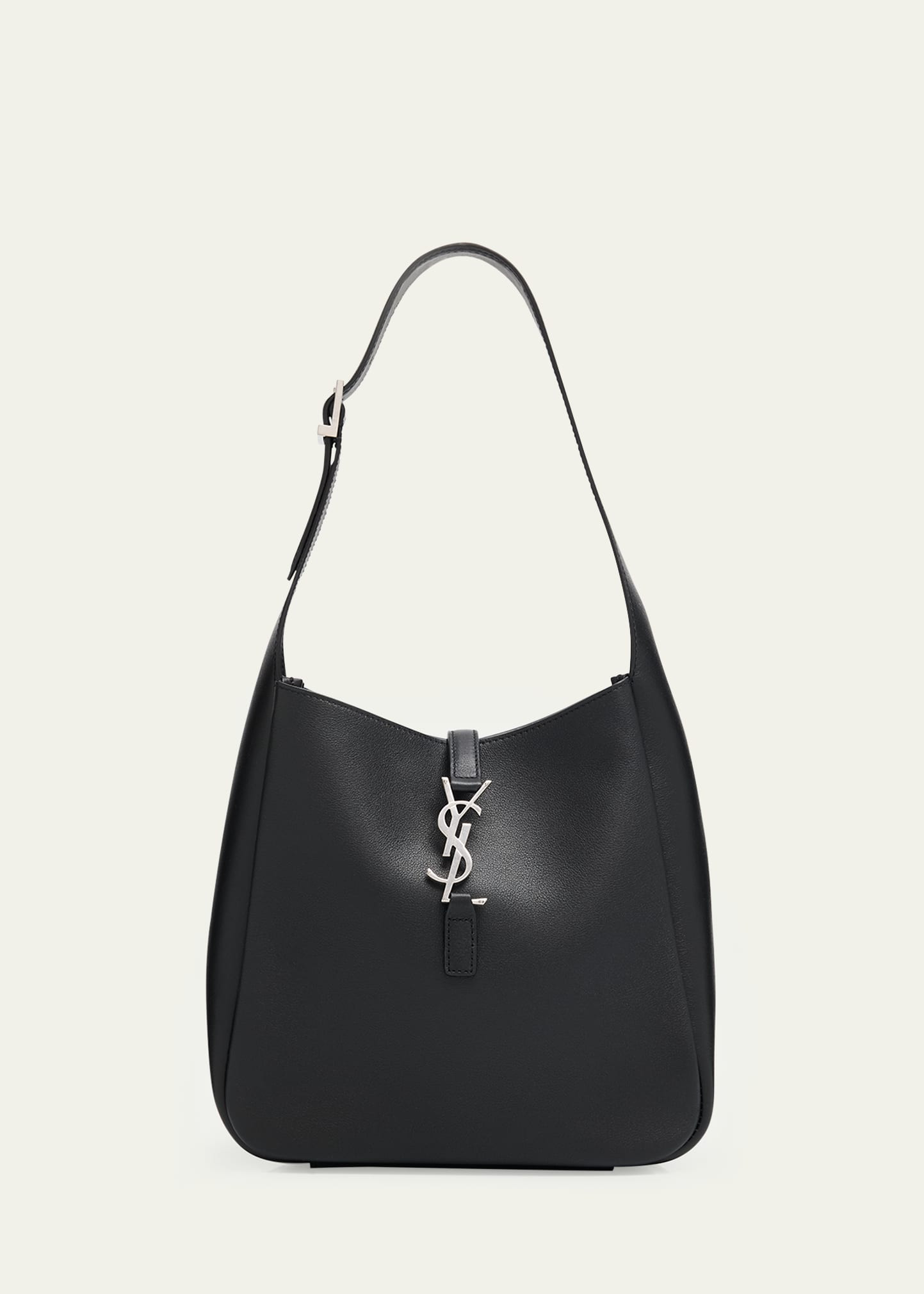 Saint Laurent Le 5 A 7 Small Hobo Bag in Smooth Supple Leather | Bergdorf Goodman