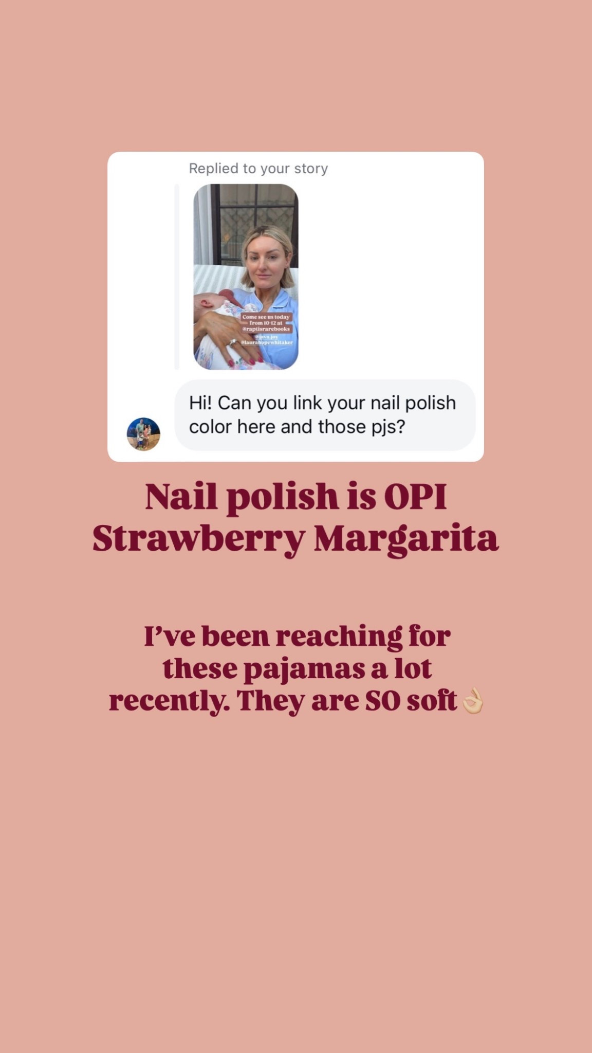 I have been loving these affordable pajamas! Perfect for nursing moms too! And, I linked my nail polish color!

Loverly Grey, nail polish, nail color, pajamas, pajama set, nursing moms 

#LTKBeauty #LTKTravel #LTKBaby