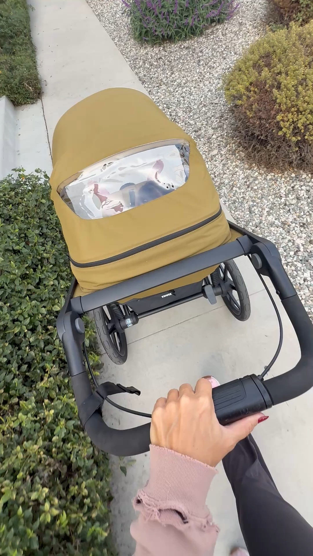 Love this jogger stroller perfect for off roading and bumpy asphalt great for babies to toddlers I love the single hand grab and hand break and it’s such a smooth drive!!! I also love the peekaboo window and the big shade and baby comfort 

#LTKBaby