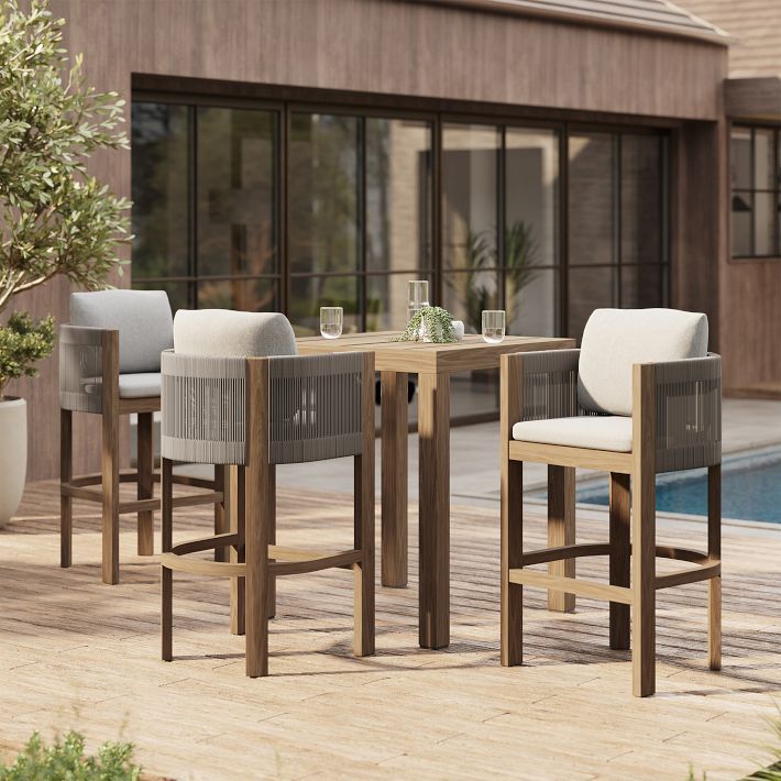 Porto Outdoor Bar Stool | West Elm (US)