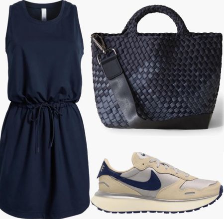 Navy dress
Workout 
Weekend outfit 
Casual outfit 
Nike sneakers 
Sneakers 
Tote bag

Spring Dress 
Vacation outfit
Spring outfit
#Itkseasonal
#Itkover40
#Itku


#LTKItBag #LTKShoeCrush #LTKFindsUnder100