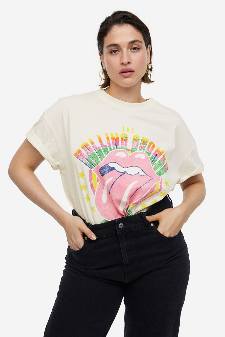 Oversized Printed T-shirt | H&M (US + CA)