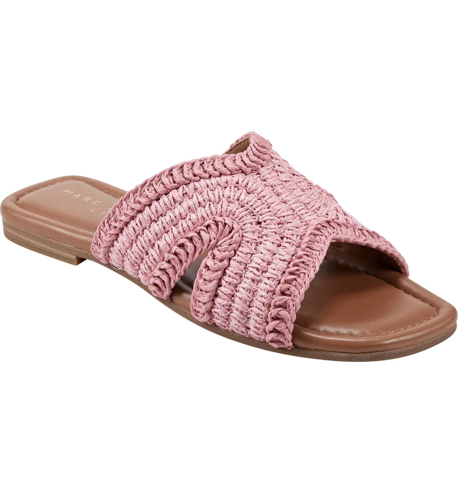 Narda Raffia Slide Sandal (Women) | Nordstrom