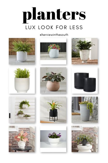 Planters that look high end but without the price tag!

Walmart Planter
White Planters
Black Planters
Walmart Finds
Spring
Summer



#LTKFind #LTKhome #LTKunder50