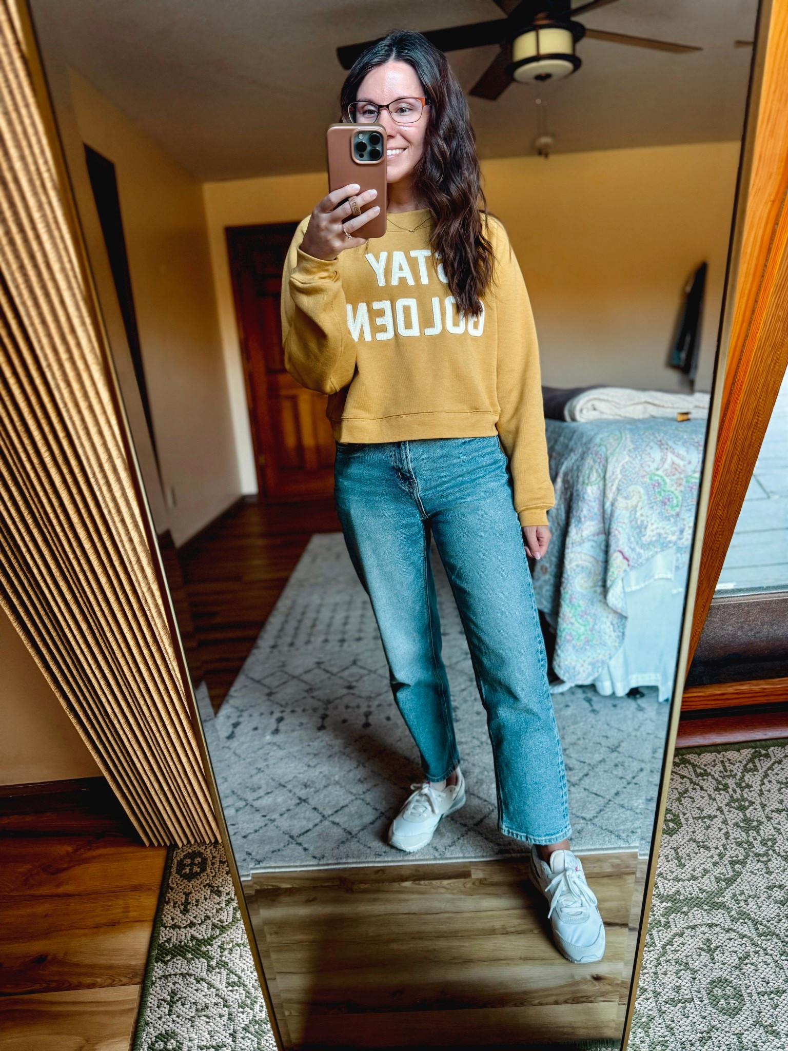 Wearing small in my sweatshirt, 00 short in my jeans, and 6.5 in my sneakers 💛

#LTKFindsUnder100 #LTKPetite #LTKSeasonal
