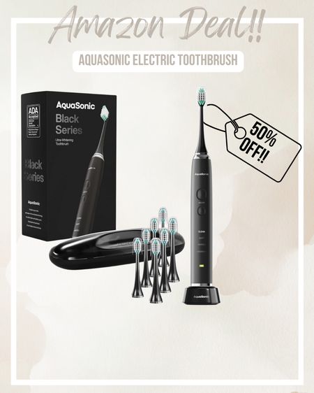 Amazon find! Aquasonic electric toothbrush - gift guide 

#LTKbeauty #LTKsalealert #LTKhome