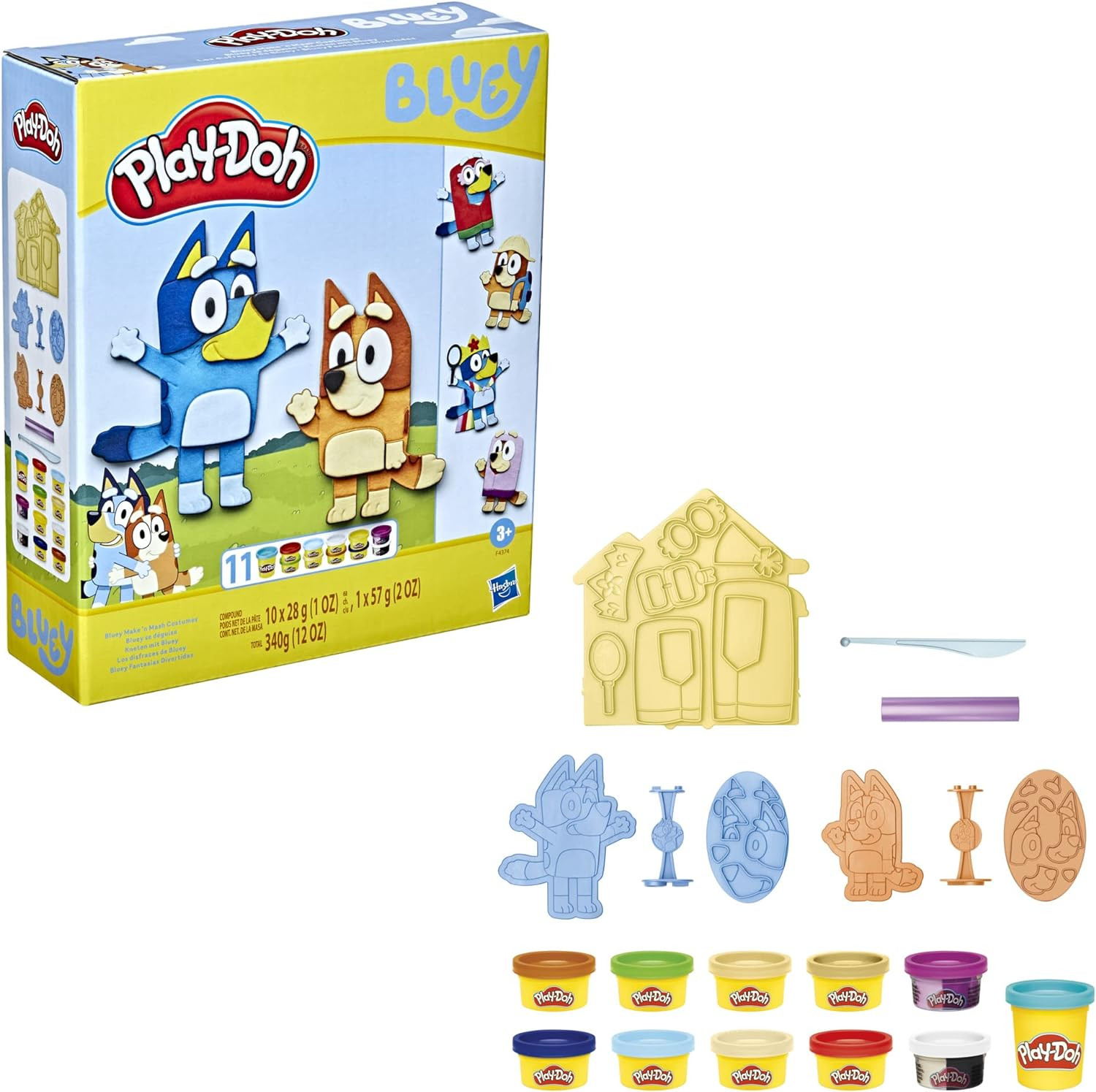 Play-Doh BLUEY MAKE N MASH COSTUMES | Amazon (UK)