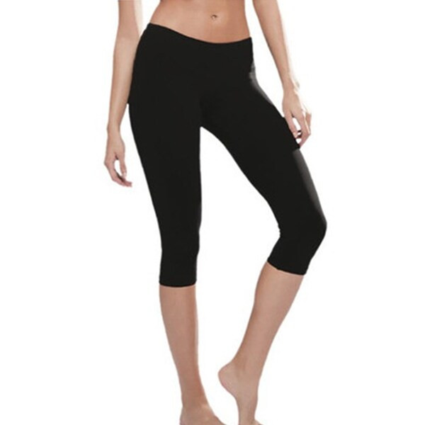 Women's Miracle Toning Capri Black by Skineez Skincarewear | Bed Bath & Beyond