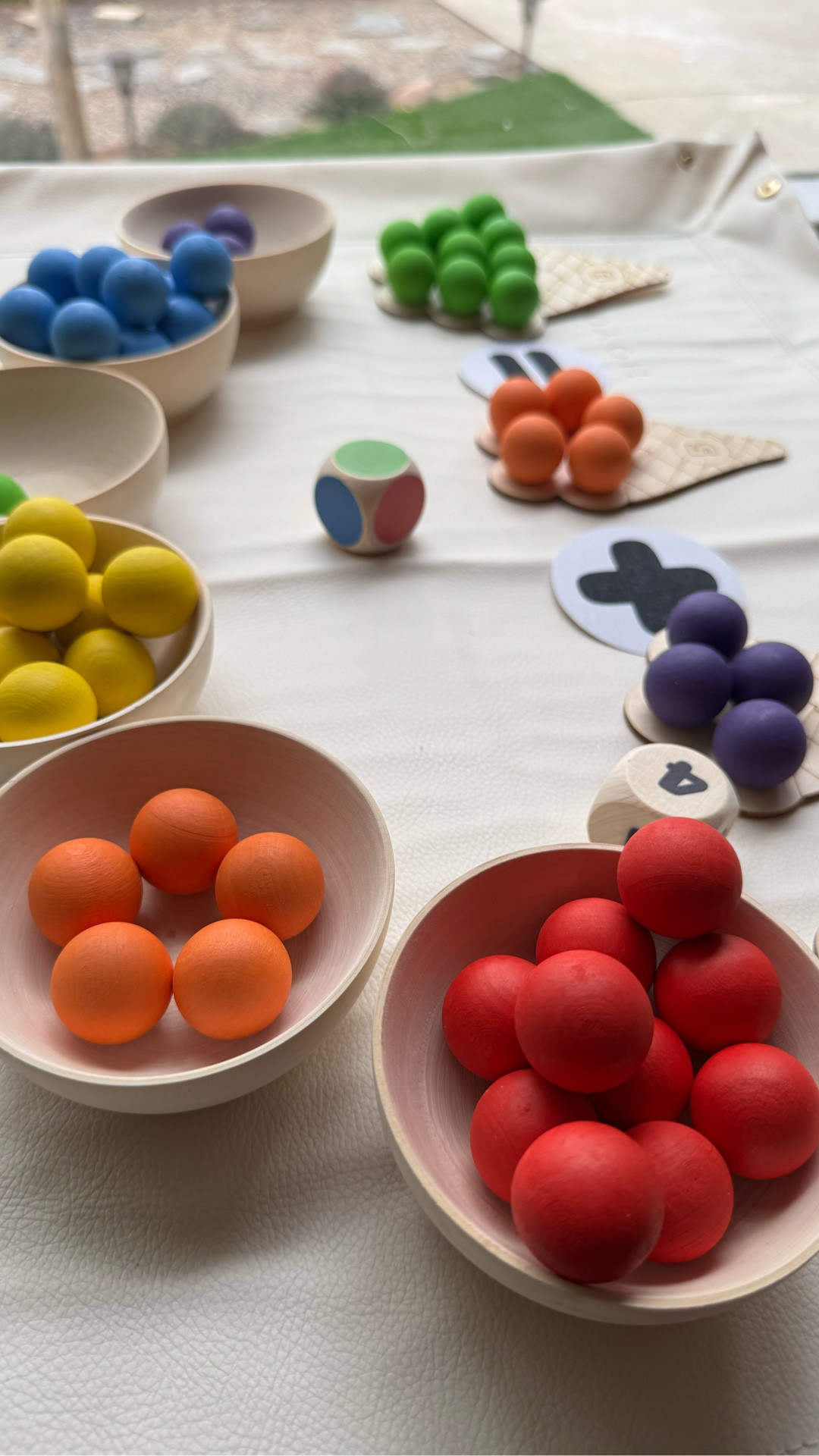 🍦Counting scoops of fun!
We kicked off our hybrid homeschool Kindergarten last week with a sprinkle of creativity — sorting by color, counting each scoop, and practicing addition while building the coolest ice cream cones around! 🍨


#HomeschoolKindergarten #MontessoriAtHome #IceCreamMath #HandsOnLearning #PlayBasedLearning #CountingIsFun #EarlyLearning #KindergartenMath #HybridHomeschool