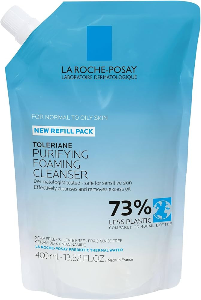 La Roche-Posay Toleriane Purifying Foaming Facial Cleanser, Oil Free Face Wash for Women & Men wi... | Amazon (US)
