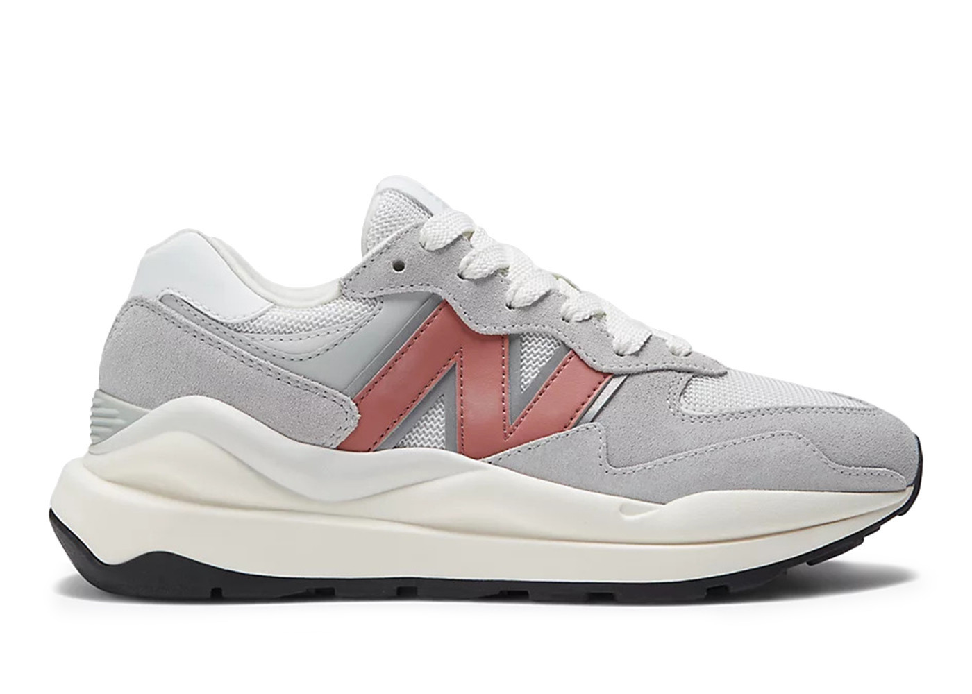 New Balance 57/40 (Women's) Sneakers in Light Aluminium/Mineral Red/White | StockX