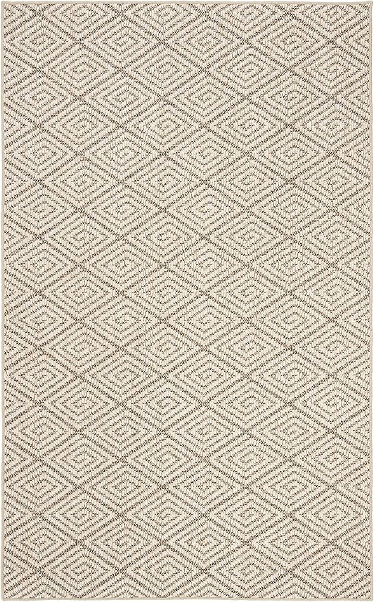 SAFAVIEH Palm Beach Collection Area Rug - 5' x 8', Beige & Brown, Sisal Design, Non-Shedding & Ea... | Amazon (US)