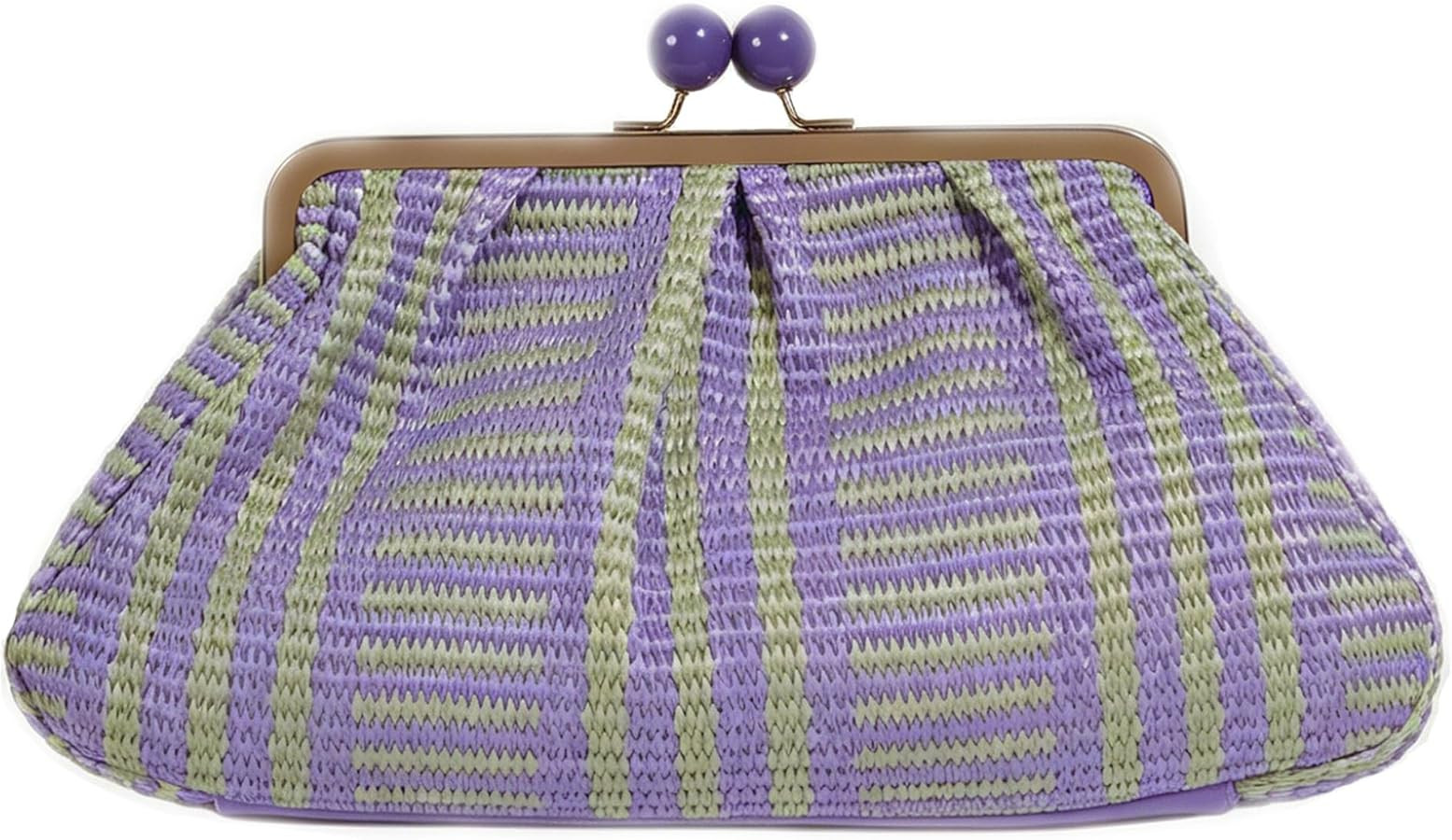 Straw Clutch Purse for Women, Classic Beach Clutch,Woven Summer Bag, Dumpling Wicker Handbag for ... | Amazon (US)