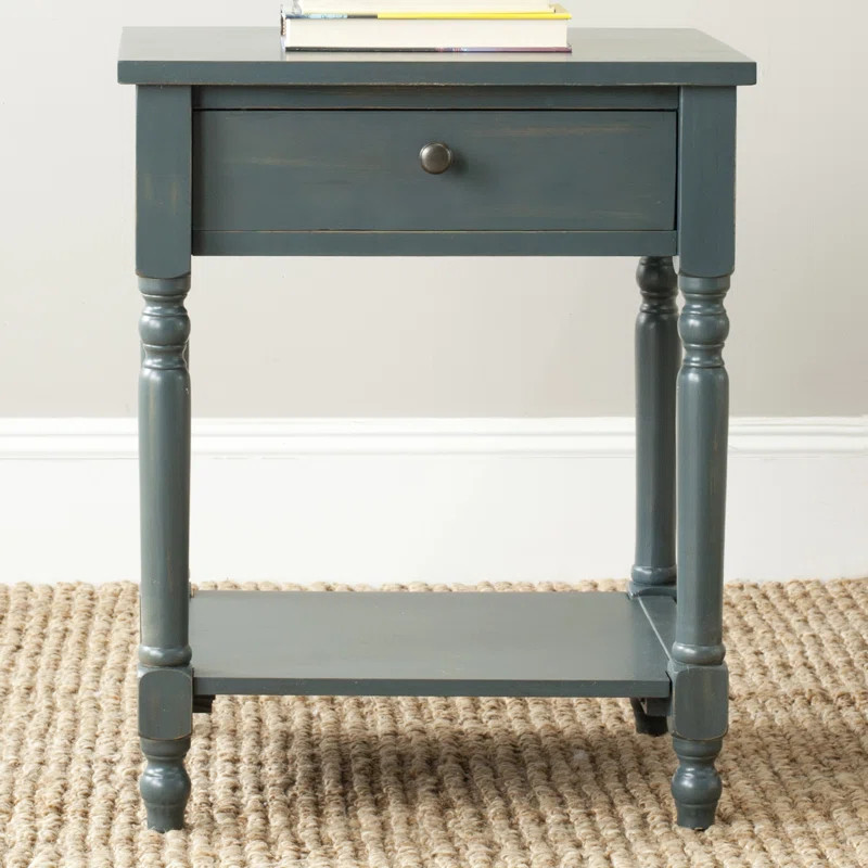 Sadie Solid Wood End Table with Storage | Wayfair North America