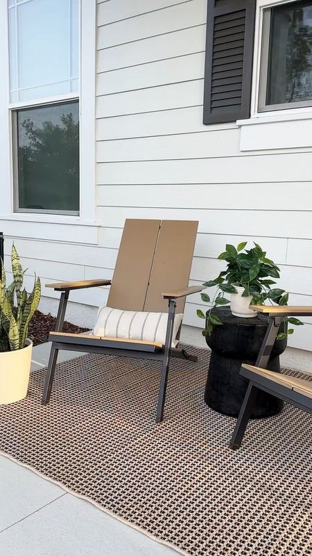 LOVING these Adirondack chairs from Target! Available in a matching side table as well & they’re 20% off!!! 👏🏼 #targethome #targetstyle #targetpartner

Target Home Decor, Front Porch Furniture, Patio Furniture 

#LTKsalealert #LTKVideo #LTKhome