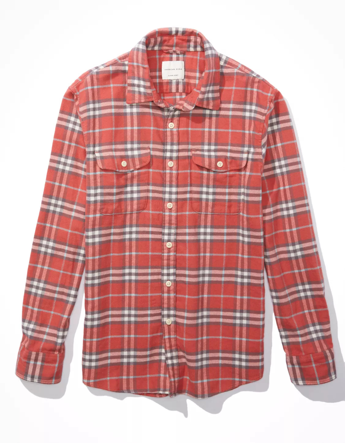 AE Super Soft Flannel Shirt | American Eagle Outfitters (US & CA)