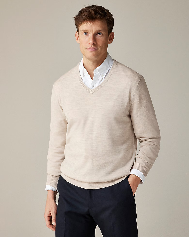 Merino wool V-neck sweater | J. Crew US