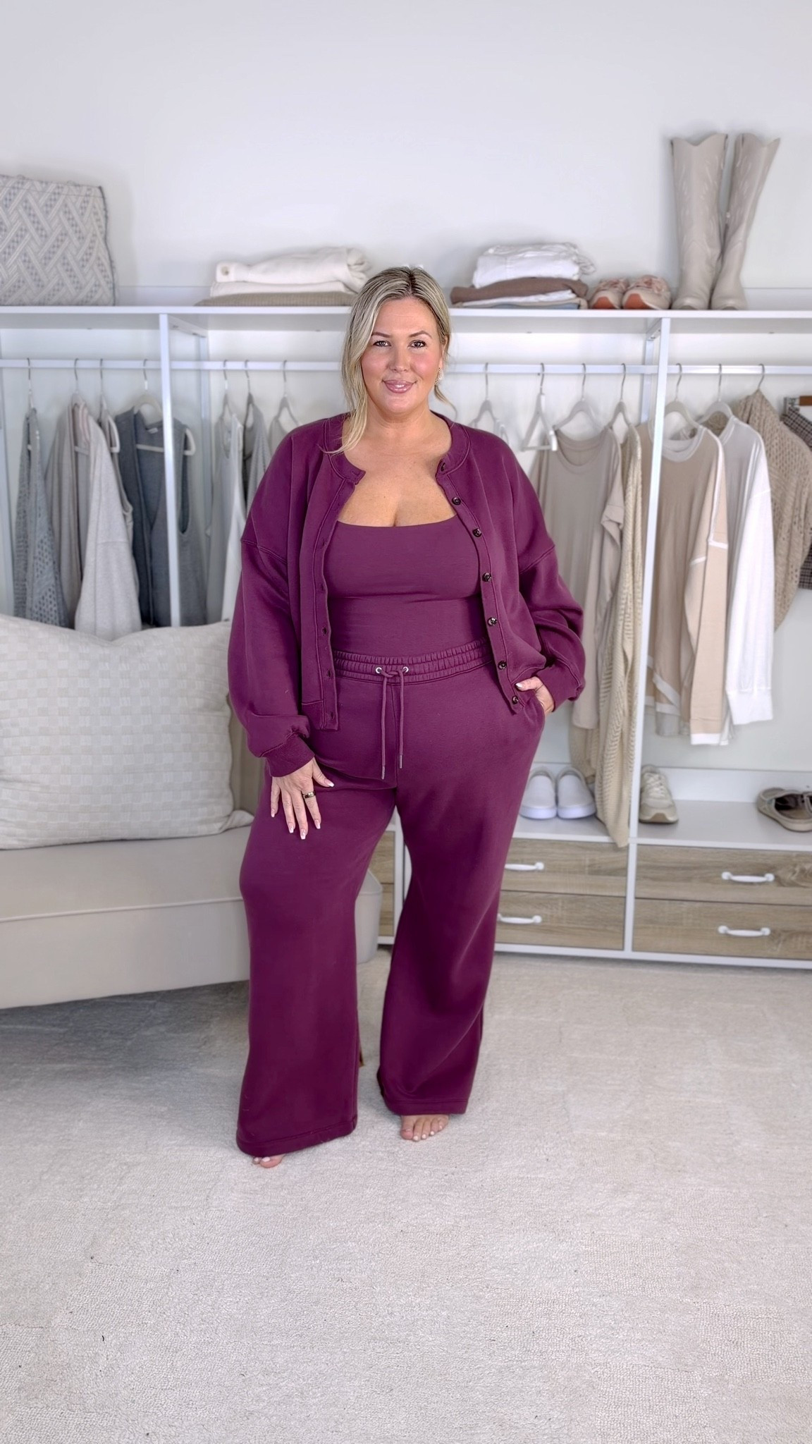 Use code AFLTK thru 10/11! Abercrombie haul! Wearing an XXL in all. The vests are a little small if you want to zip. Blue zip up didn’t really fit. Trousers are curve love 36. Jeans are 35 curve love but need 36. Plus size, outfit inspo, fall fashion, mom life, apron belly @abercrombie