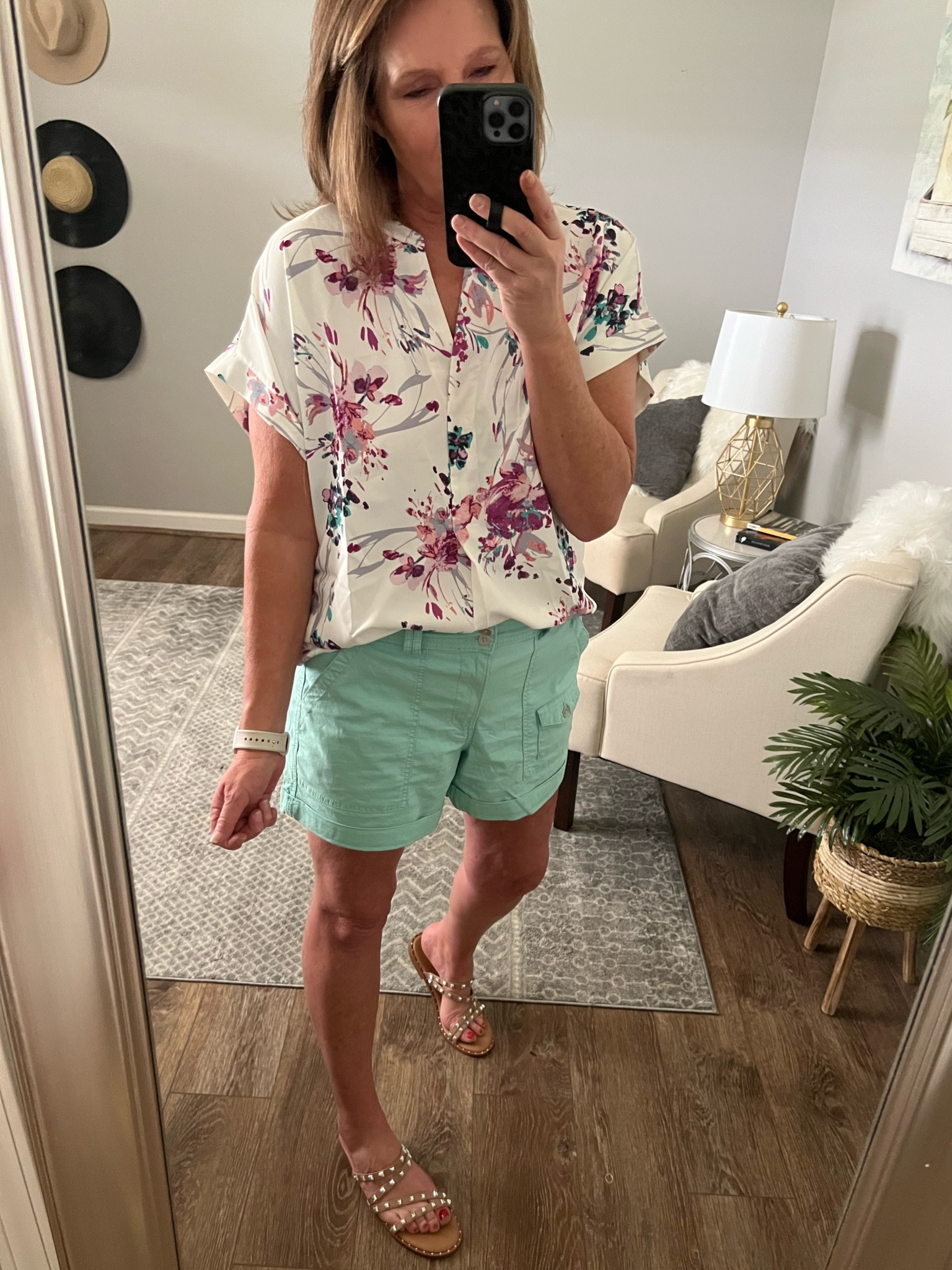 Time and Tru roll tab utility shorts, tons of colors and super comfortable! Top is a best seller from Amazon and also comes in multiple colors and patterns. Both fit tts

Shorts, blouse, tops, weekend outfit, casual outfit, spring outfit, amazon tops, amazon fashion, Amazon finds, Walmart fashion, Walmart deals, Walmart shorts, sale

#LTKsalealert #LTKstyletip #LTKunder50