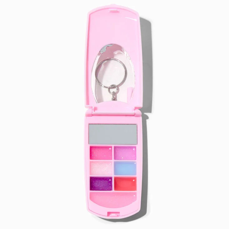 Pink Butterfly Bling Flip Phone Lip Gloss Set | Claire's (UK)