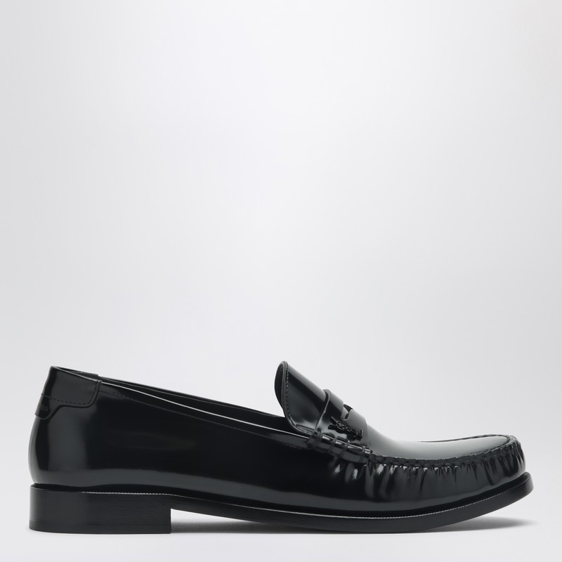 Black patent leather loafer | The Double F