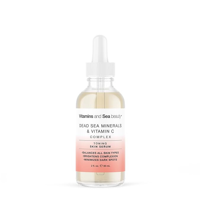 Toning Skin Serum with Vitamin C Complex & Dead Sea Minerals – Brightening, Dark Spot Minimizer... | Amazon (US)