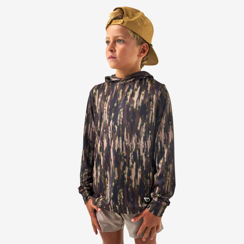 Youth Performance Hoodie - Midland Camo | BURLEBO