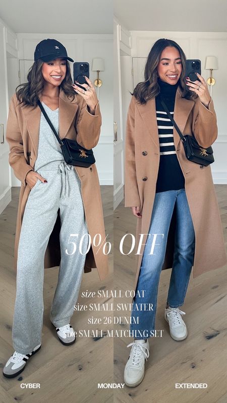 Last day for 50% OFF sitewide at Gap! 🖤 Wearing size small coat, small sweater, small matching set and size 26 denim


Casual outfit 
Fall outfit
Fall fashion
Gap outfit
Gifts for her 
Errands outfit
Loungewear   



#LTKfindsunder100 #LTKsalealert #LTKstyletip