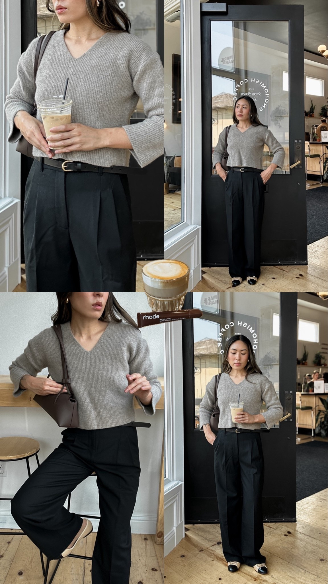 $30 - Massimo Dutti sweater 🤍 I found this gorgeous, gently used wool piece while thrifting, so thought I’d share this sweet find that I’m ecstatic to add to my capsule wardrobe! 🤍✨why I love it? 100% wool, a lovely crop for my short frame, and the most lovely muted color that will match so many bottom pieces! 🫶🏼

Outfit details: 👇🏻
🤍 sweater: @massimodutti 
🤍 trousers: @aritzia 
🤍 ballet flats: @chanelofficial 
🤍 Bag: @frejanyc 
🤍 belt: @bananarepublicfactory 
🤍 sunnies: @chanelofficial (very old)

🔗 Outfit specifics linked in bio → LTK @amandacapsulewardrobe
⸻

#neutraloutfits #transitionalstyle #minimalistoutfit #capsulewardrobeblogger #falloutfitinspo #quietluxurystyle