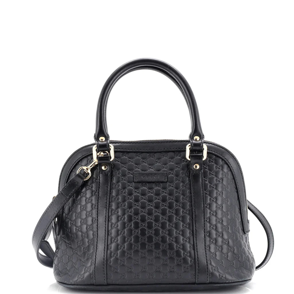 Convertible Dome Satchel Microguccissima Leather Mini | Rebag