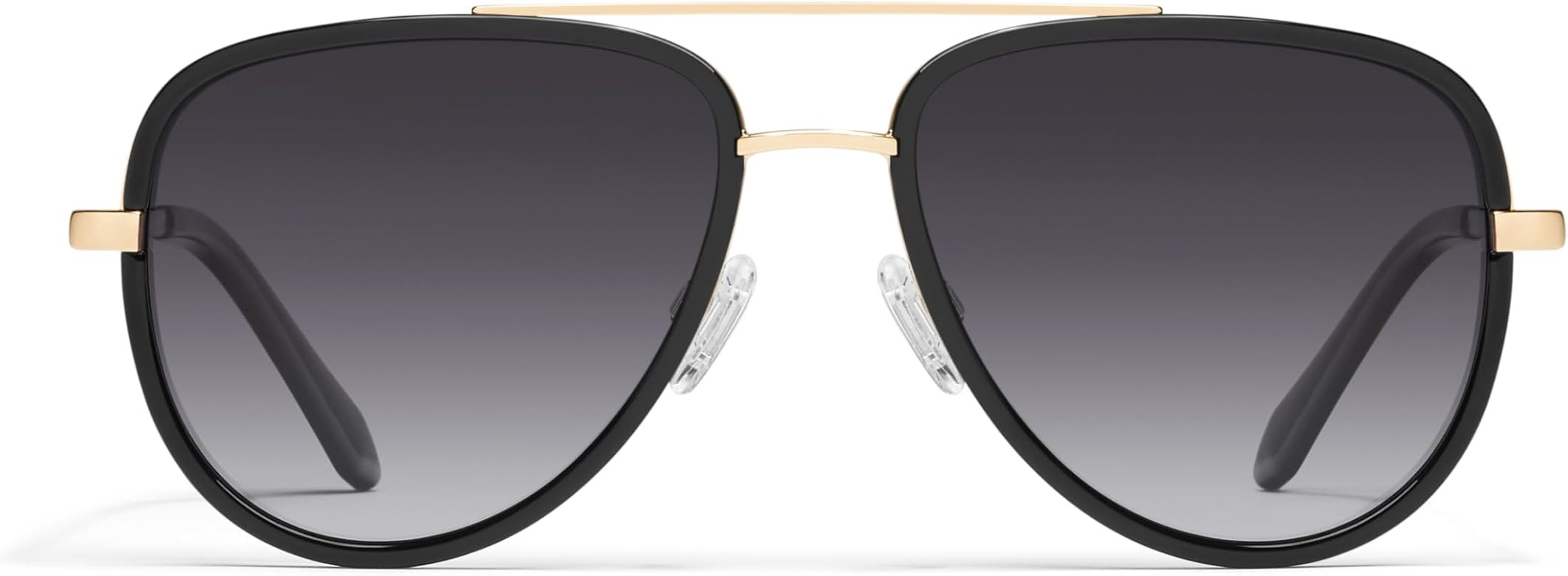 Quay - Sunglasses for Men & Women, Polarized Aviator Lenses with UV Protection (All In Medium) | Amazon (US)