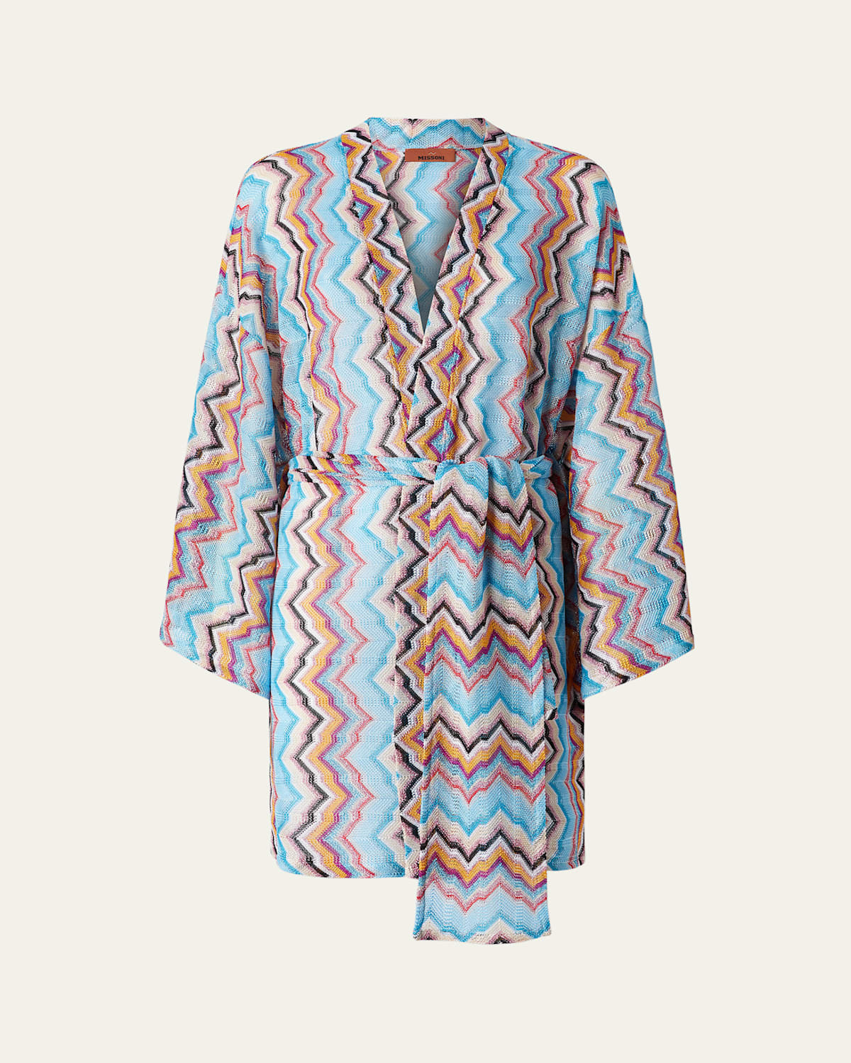 Zig-Zag Short Kimono Coverup | Bergdorf Goodman