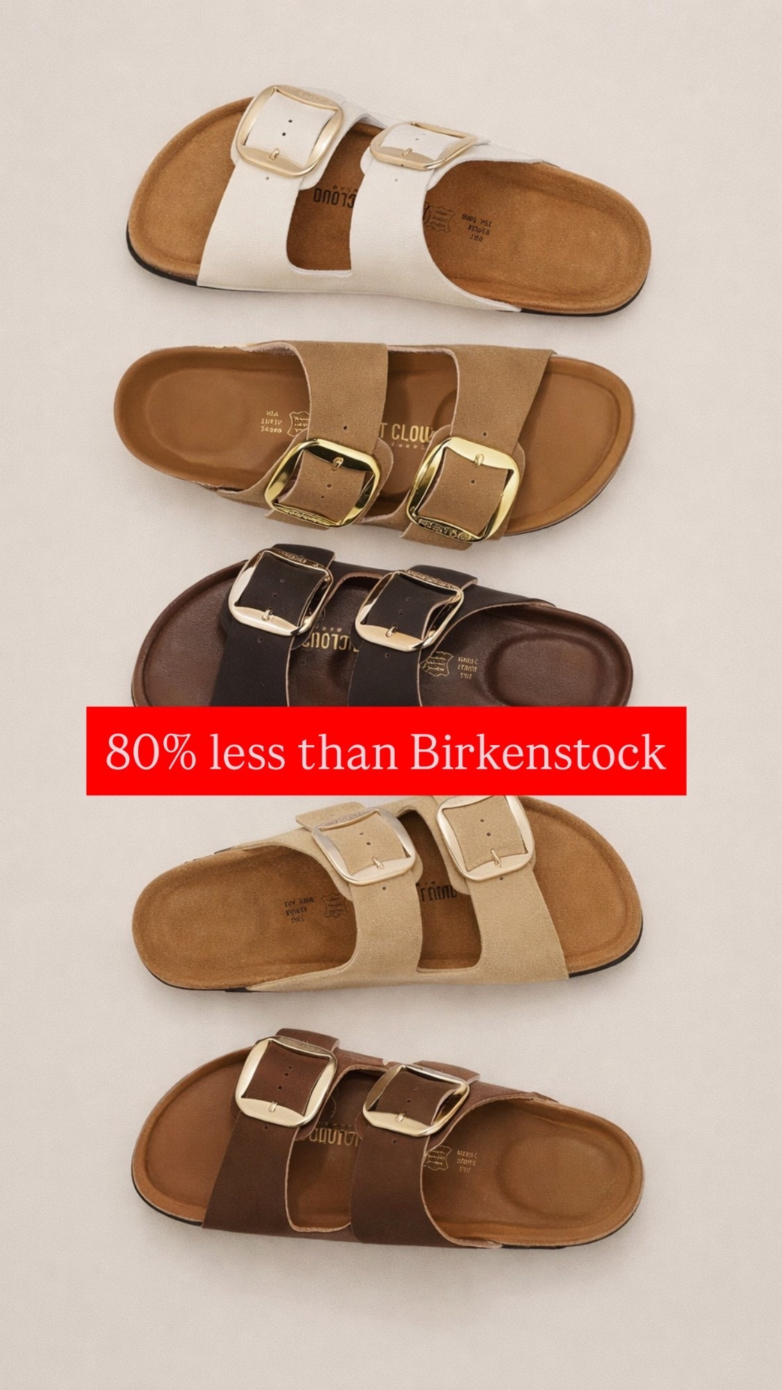 Dupe, Birkenstock, slides, leather, Amazon, walmart, sale