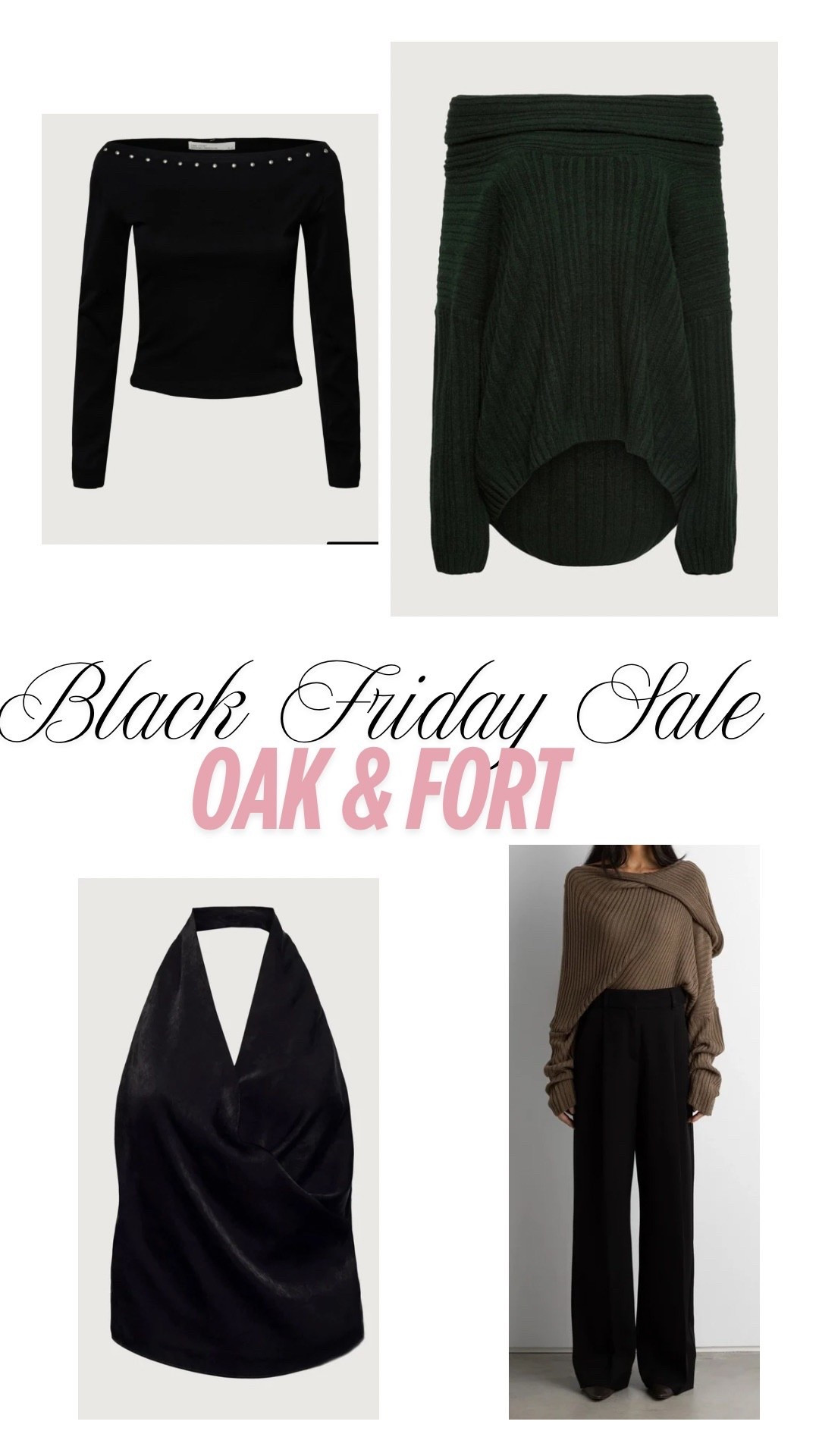 Oak and fort
Black Friday sales
