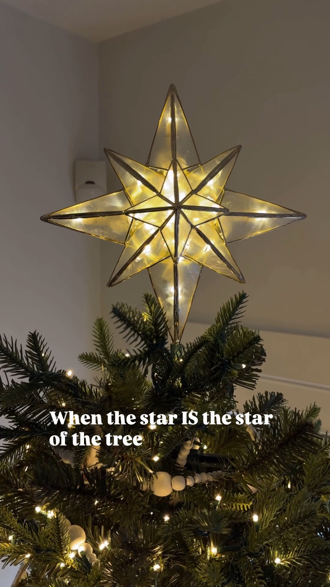 This capiz star tree topper is the quiet star of my modern organic Christmas tree. ✨ It feels collected and special, not overly trendy, and it works so well with neutral ornaments, brass bells, and all the cedar garlands. It looks like something you’d find in a little European shop, but it’s actually a Wayfair holiday find that I pull out every year.

If you love neutral Christmas decor, vintage-inspired details, and a topper that doesn’t overpower your tree, this capiz star is such a good one. Linked here.

#wayfairpartner #wayfair @wayfair

#LTKHome #LTKHoliday #LTKFindsUnder100