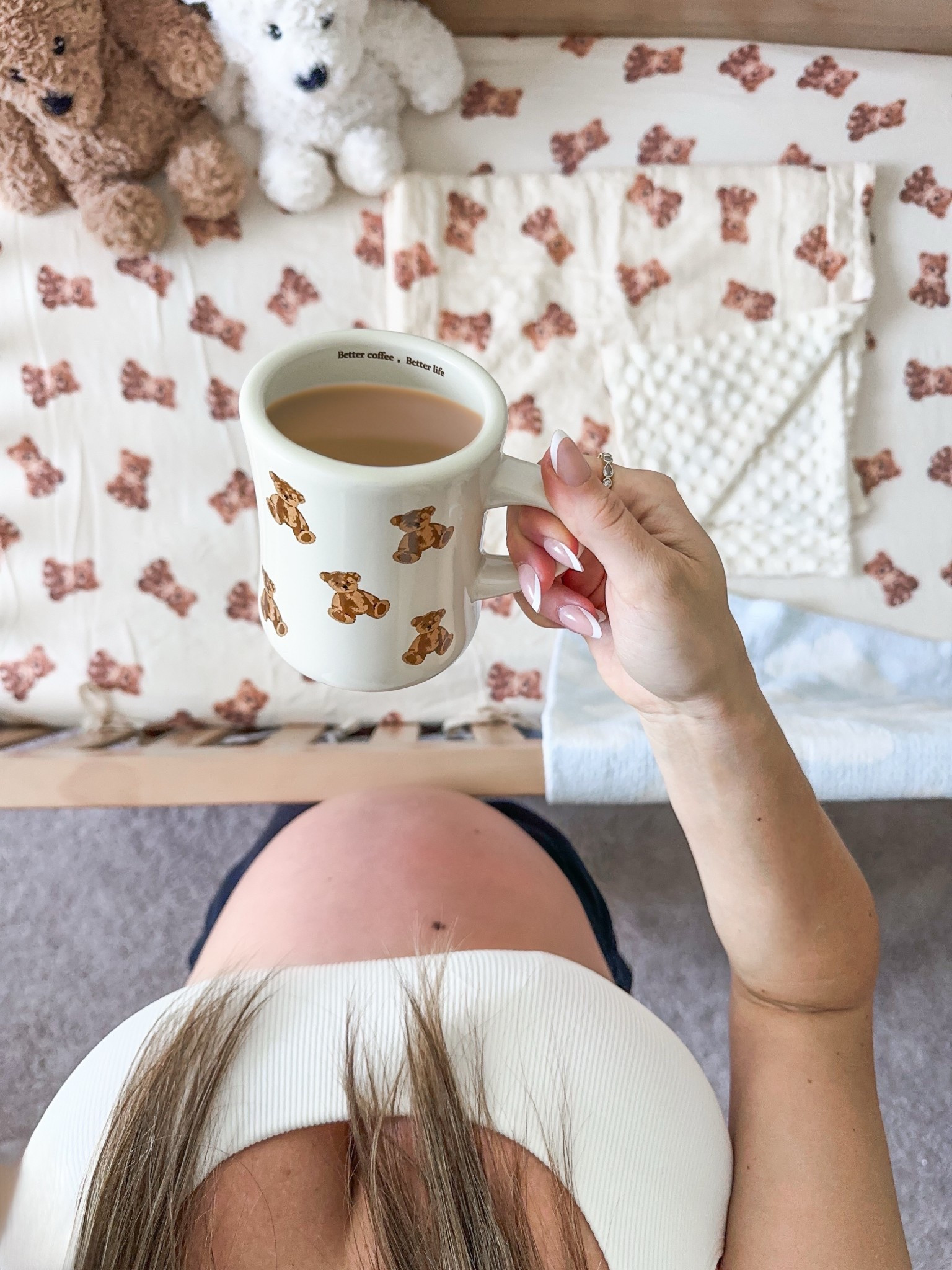 Teddy bear mug teddy bear nursery 

#LTKBaby #LTKBump #LTKFamily