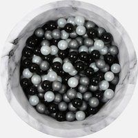 Larisa and Pumpkin Marble Ball Pit - Silver, Pearl and Black Balls | The Hut (UK)