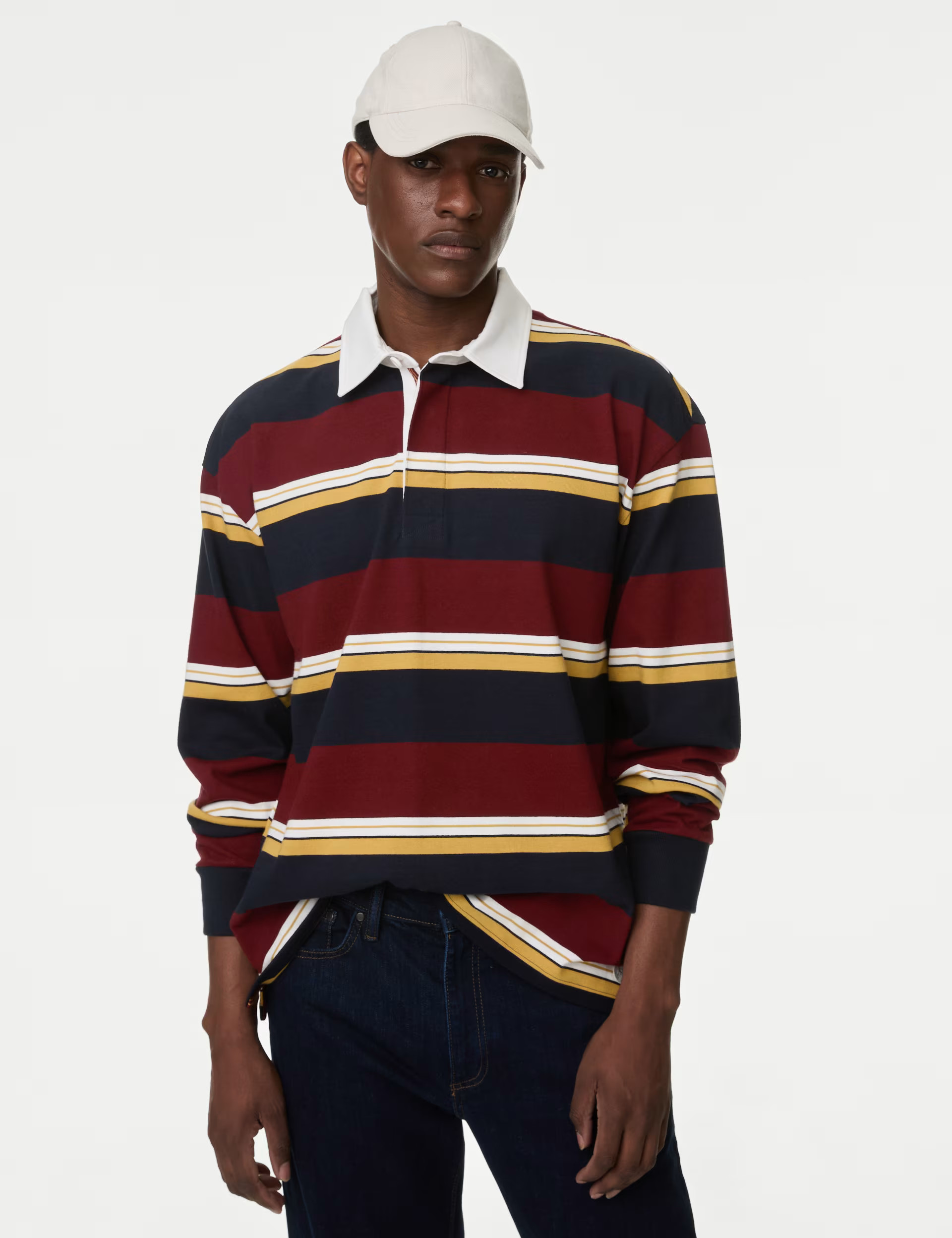 Pure Cotton Striped Rugby Top | Marks & Spencer (UK)