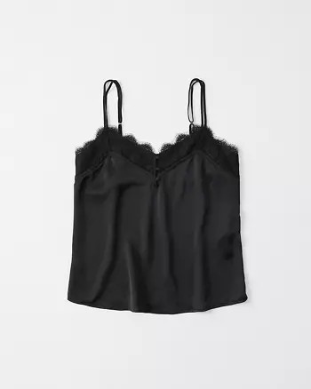 Lace-Trim Cami | Abercrombie & Fitch US & UK