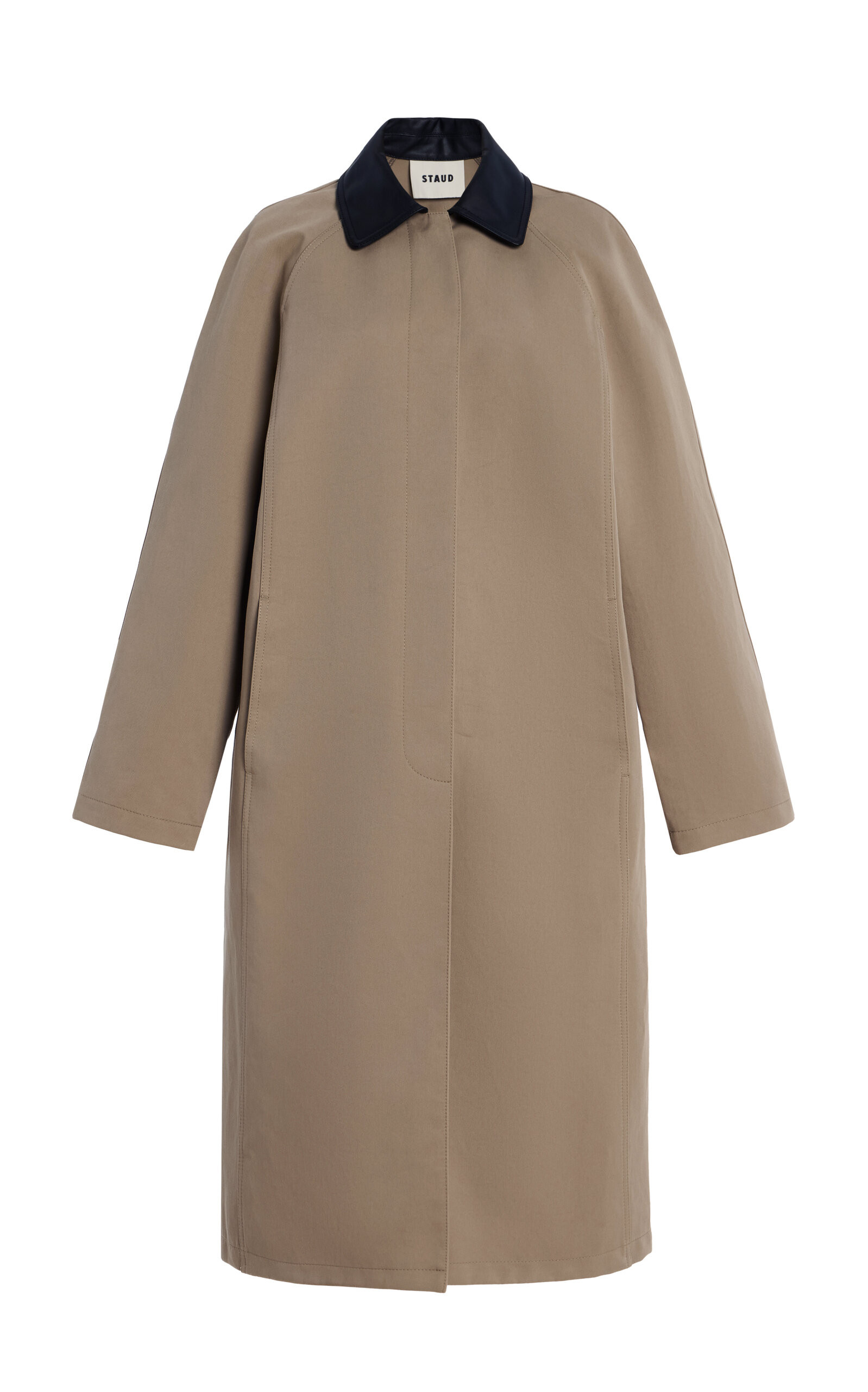 Jonah Leather-Trimmed Twill Long Jacket | Moda Operandi (Global)